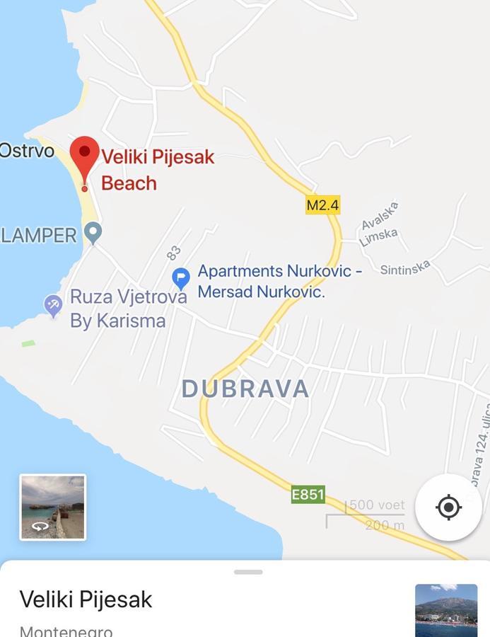 Apartments Nurkovic Dobra Voda Kültér fotó
